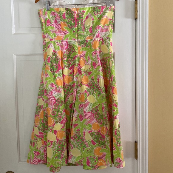 Lilly Pulitzer Strapless “Juice Bar” Dress - Picture 2 of 6